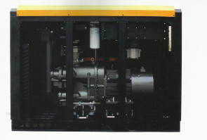 স্থায়ী চুম্বক টুইন স্টেজ এয়ার কম্প্রেসার 150HP 24.0-16.0M3/মিনিট