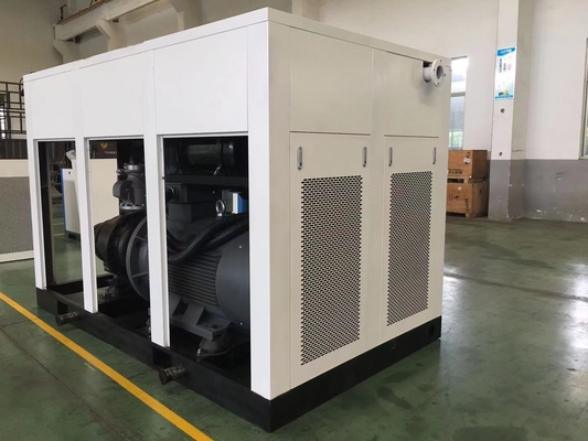 0.7Mpa-1.3Mpa ডুয়াল স্টেজ এয়ার কম্প্রেসার 100HP 15.5-10.2 M3/মিনিট